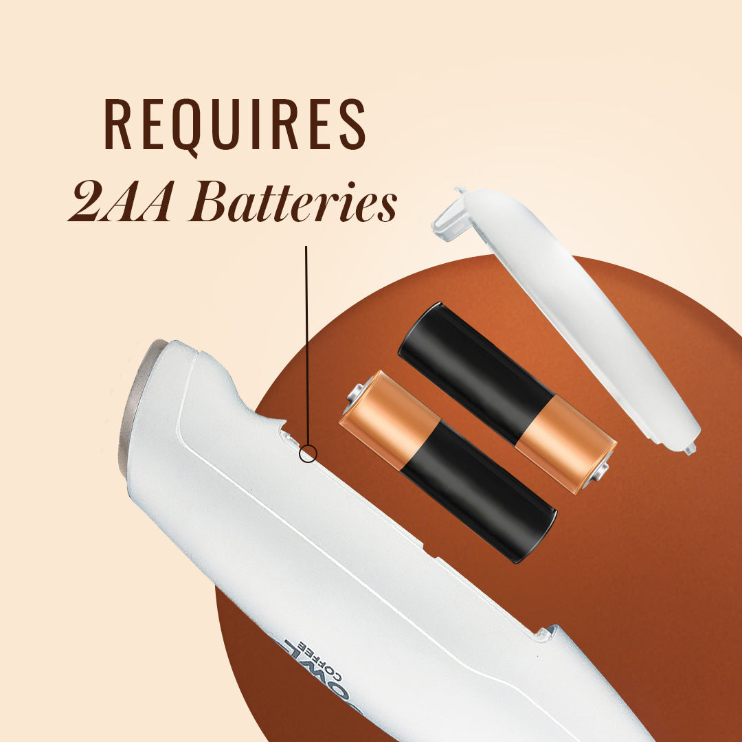 Coffee Frother - White + Free Coffee