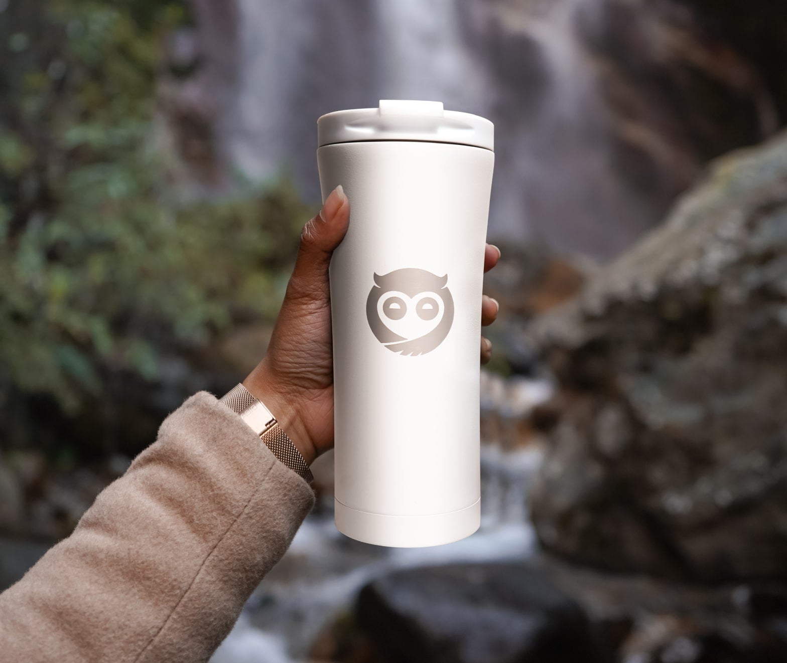 Sleepy Owl's Travel Mug