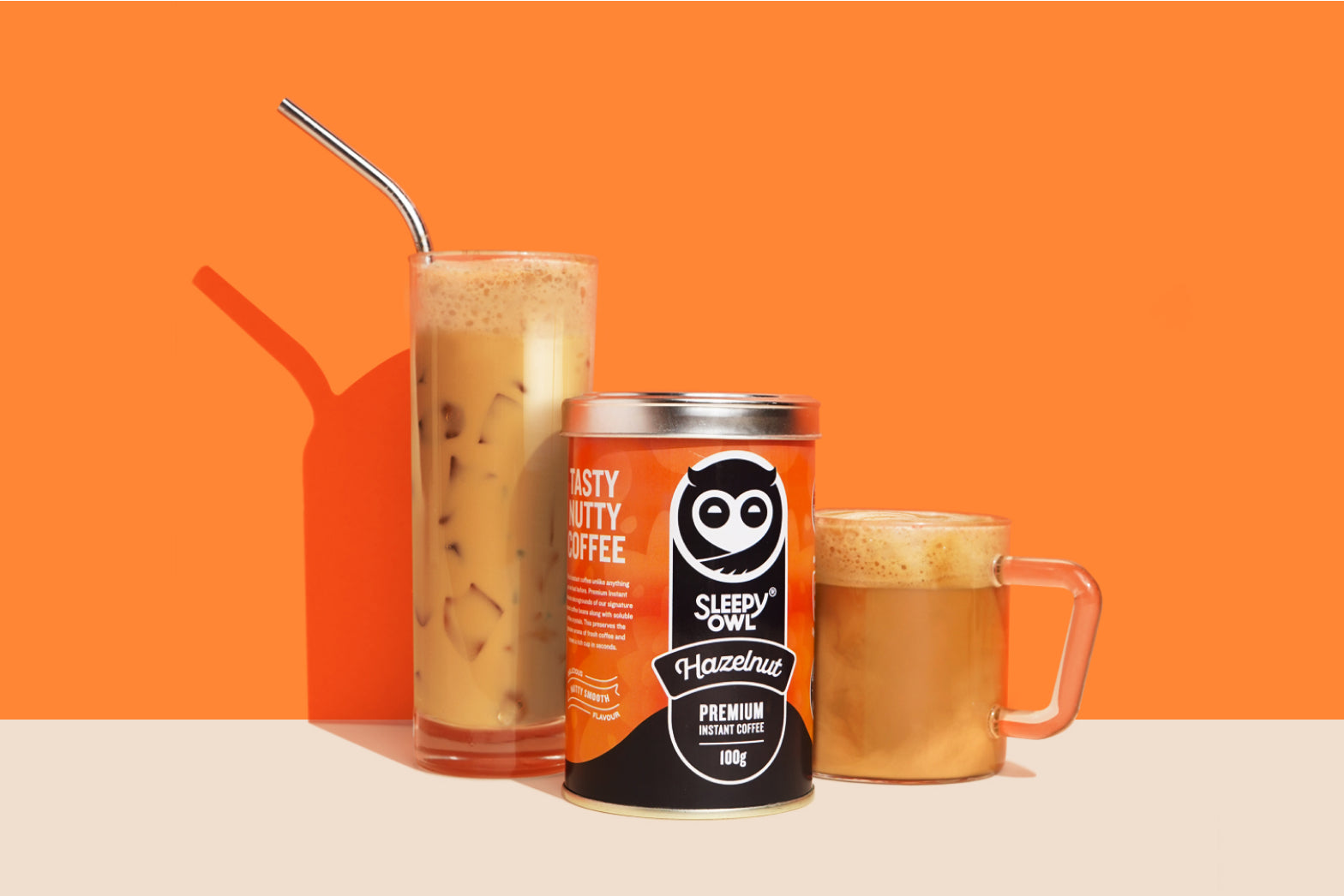 Premium Hazelnut Instant Coffee