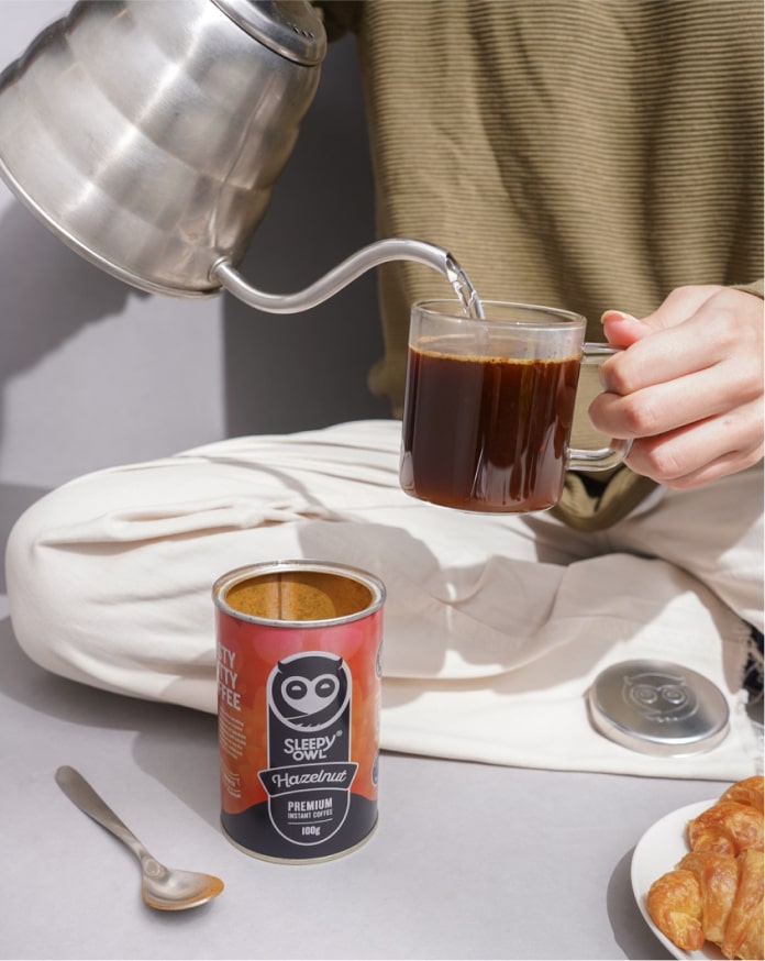 Hazelnut Flavoured Premium Instant Coffee