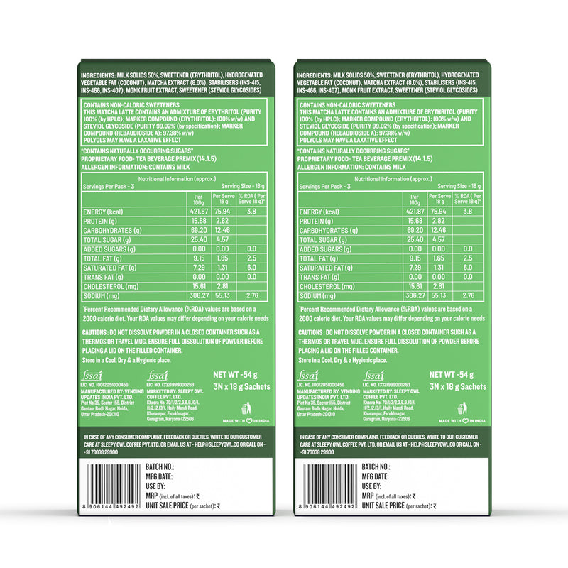 Matcha Latte Premix - Classic