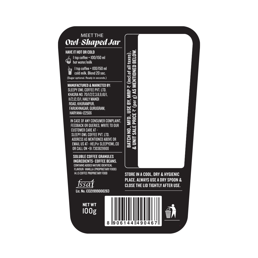 French Vanilla Instant Coffee