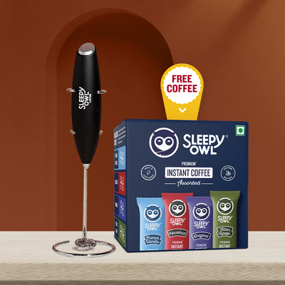 Buy Sleepy Owl: Fuelled By Coffee Women Jogger Online
