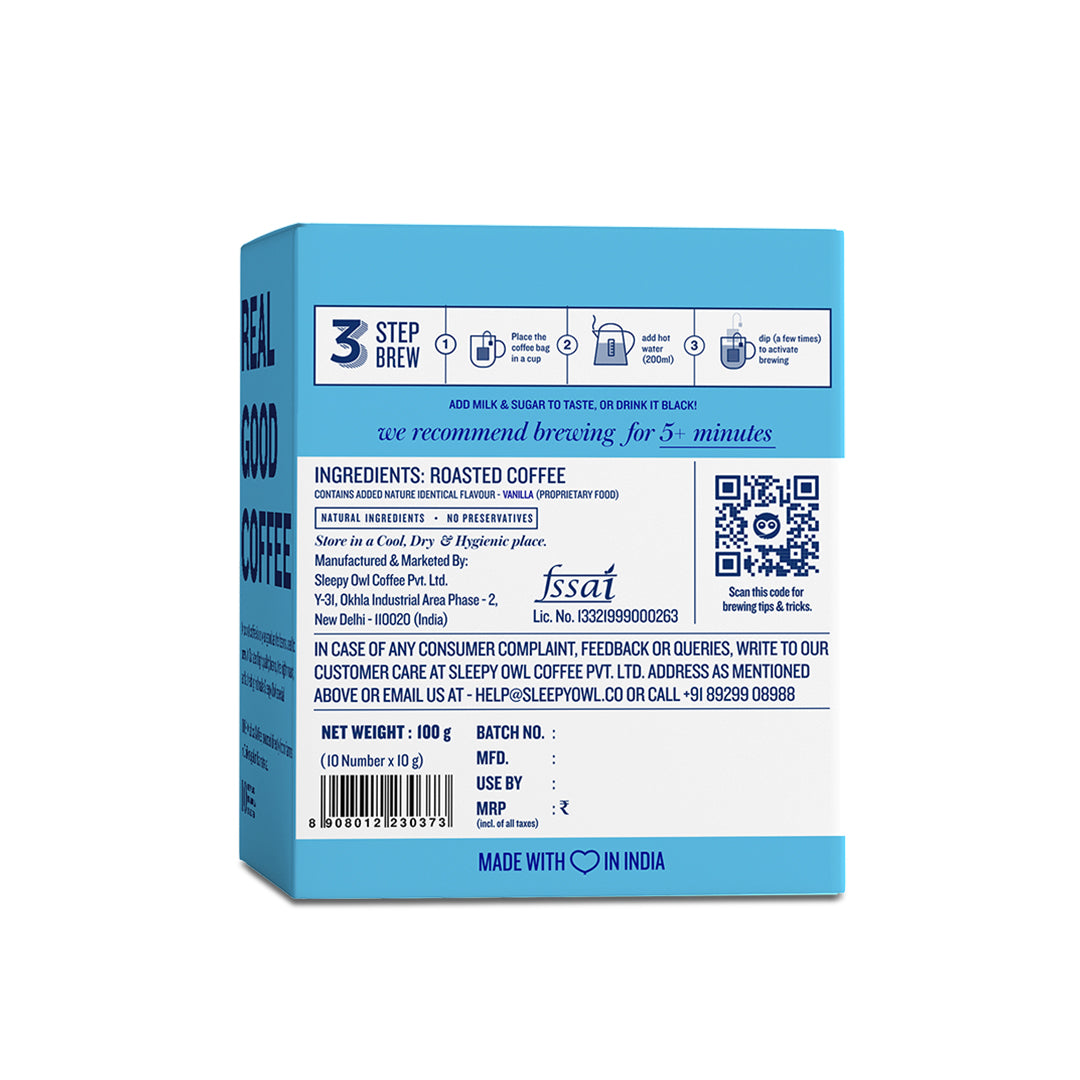 Hot Brew Bags / French Vanilla