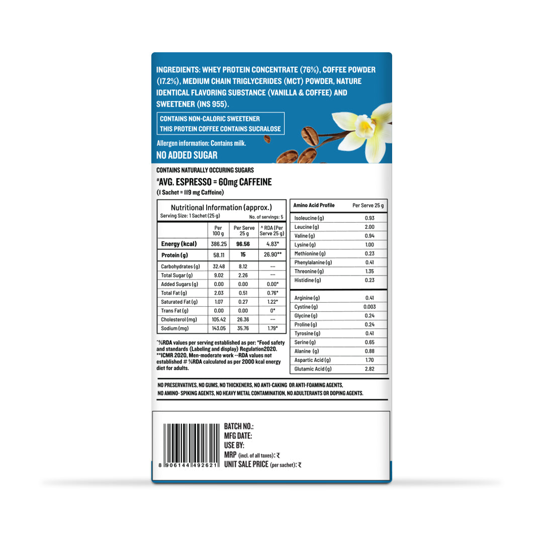 Protein Cold Coffee - Vanilla