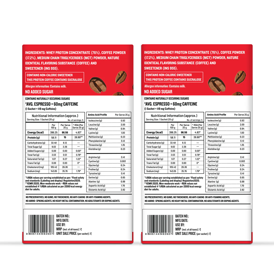 Classic Protein Cold Coffee Powder Pack of 2