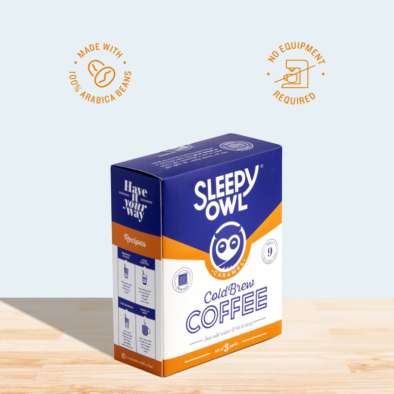 Sleepy Owl Caramel Cold Coffee