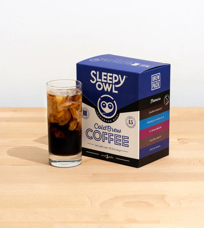 Assorted cold brew coffee packs