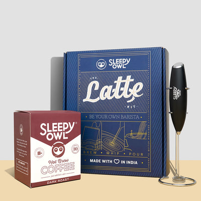 Sleepy Owl Dark Roast Latte Kit