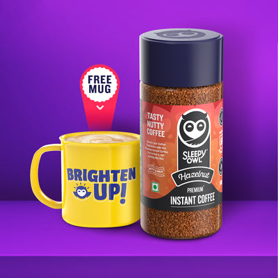 Instant Coffee Hazelnut + Free Mug