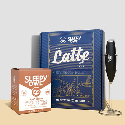 Sleepy Owl Hazelnut Flavoured Latte Kit